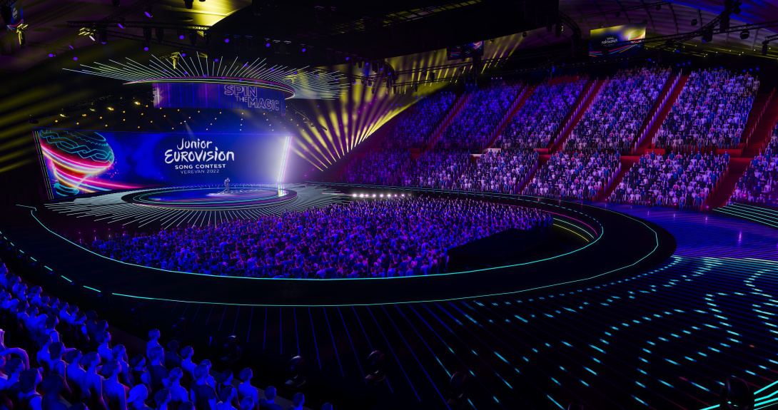 Exclusive Check out the Junior Eurovision 2022 stage